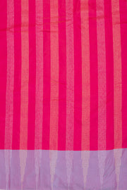 Pink Kanjivaram Vegan Silk Saree 10077089