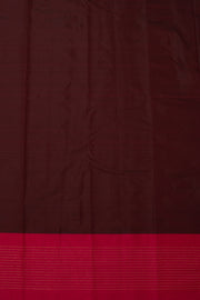Brown Kanjivaram Vegan Silk Saree 10077092