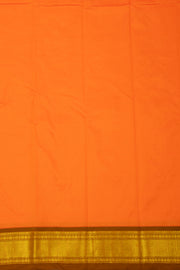Orange Kanjivaram Vegan Silk Saree 10077093