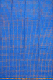 Blue Handcrafted Sungudi Cotton Saree 10077119