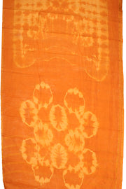 Yellow Handcrafted Sungudi Cotton Saree 10077121