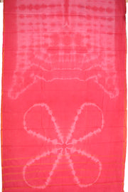 Pink Handcrafted Sungudi Cotton Saree 10077122