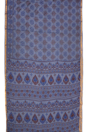Blue Handcrafted Sungudi Cotton Saree 10077137