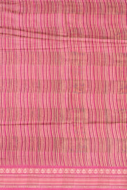 Baby Pink Printed Semi Tussar Silk Saree 10077225