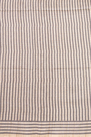 Grey Printed Semi Tussar Silk Saree 10077240