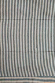 Aqua Sea Blue Printed Semi Tussar Silk Saree 10077241