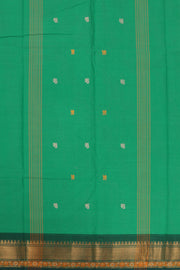 Green Handloom Chettinad Cotton Saree 10077316