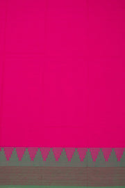 Pink Handloom Chettinad Cotton Saree 10077351