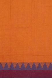 Orange Handloom Chettinad Cotton Saree 10077354
