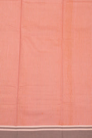 Grey Parrot Motifs Chanderi Printed Silk Cotton Saree 10077357