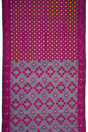 Pink Handloom Jamdani Cotton Saree 10077533