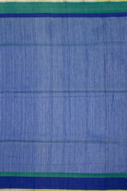 Ocean Blue Maheshwari Silk Cotton Saree 10077551