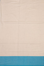Blue Printed Maheshwari Silk Cotton Saree 10077557