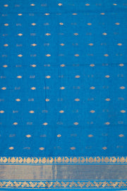 Blue Bengal Handwoven Cotton Saree 10077687