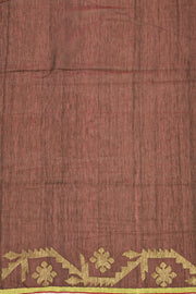 Pink Bengal Handwoven Cotton Saree  10077691