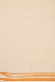 Beige Bengal Handwoven Cotton Saree 10077702