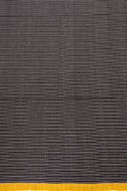 Black Bengal Handwoven Cotton Saree  10077709