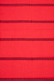 Red Bengal Handwoven Cotton Saree 10077711