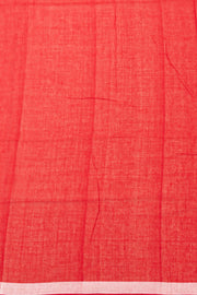 Red Bengal Handwoven Cotton Saree 10077712