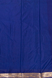 Sky Blue Mysore Semi Crepe Silk Saree 10077788