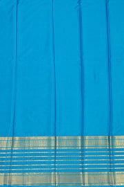 Blue Mysore Semi Crepe Silk Saree 10077818