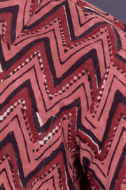 Red Half Sleeve Jahota Printed Cotton Mens Shirt 10072916