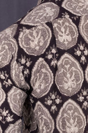 Grey Half Sleeve Jahota Printed Cotton Mens Shirt 10074320