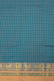 Blue Thousand Buttas Chettinad Cotton Saree 10075971