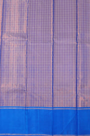 Blue Korvai Kanjivaram Silk Saree with Thandavalam Border 10077920