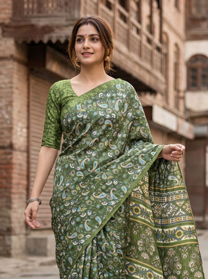 Kashmiri Printed Saree