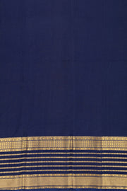 Aqua Blue Semi Mysore Crepe Silk Saree 10077830