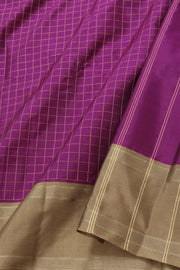 Magneta Vegan Silk Kanjivaram Saree With Checks Design 10077937