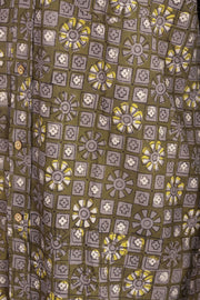 Green Full Sleeve Jahota Printed Cotton Mens Shirt 10073161