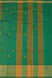Orange Kanjivaram Silk Cotton Saree 10077969