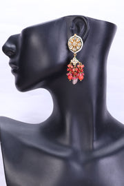 Handcrafted Cluster Beads Drop Jhumka Earrings 10069658
