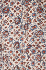 Cream Full Sleeve Ajrakh Printed Cotton Mens Shirt 10071161