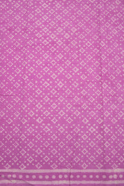 Hot Pink Dabu Print Kota Cotton Saree 10074178