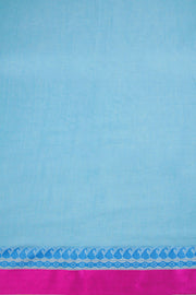 Blue Shantipur Tant Bengal Cotton Saree 10069059 - Avishya