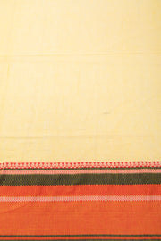 Yellow Shantipur Tant Bengal Cotton Saree