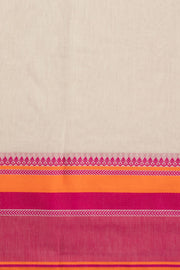 White Shantipur Tant Bengal Cotton Saree