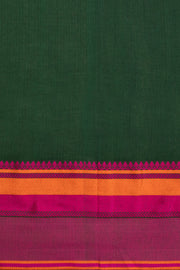 Green Shantipur Tant Bengal Cotton Saree 