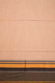 Beige Shantipur Tant Bengal Cotton Saree