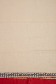 Cream Shantipur Tant Bengal Cotton Saree 10074965