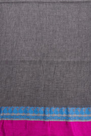 Grey Shantipur Tant Bengal Cotton Saree 10074972