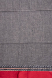 Grey Shantipur Tant Bengal Cotton Saree 10074977