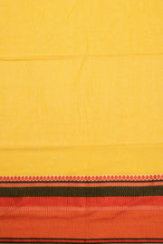 Yellow Shantipur Tant Bengal Cotton Saree 10074980