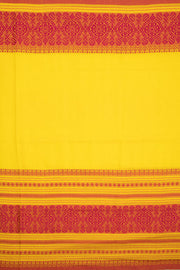 Yellow Bengal Handwoven Cotton Saree 10075300
