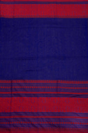 Blue Bengal Handwoven Cotton Saree 10075302