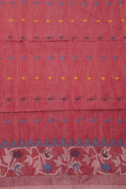 Beige Bengal Handwoven Cotton Saree 10075319