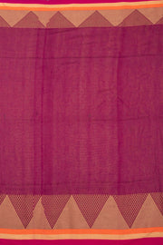 Blue Bengal Handwoven Cotton Saree 10075322